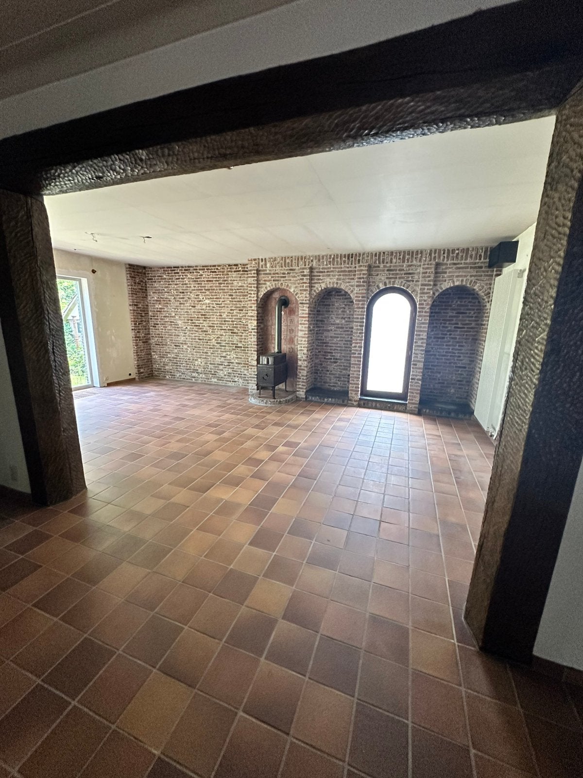 Massieve houten balken - lokaal gemaakt, Doe-het-zelf en Bouw, Hout en Planken, Ophalen, Zo goed als nieuw, Balk