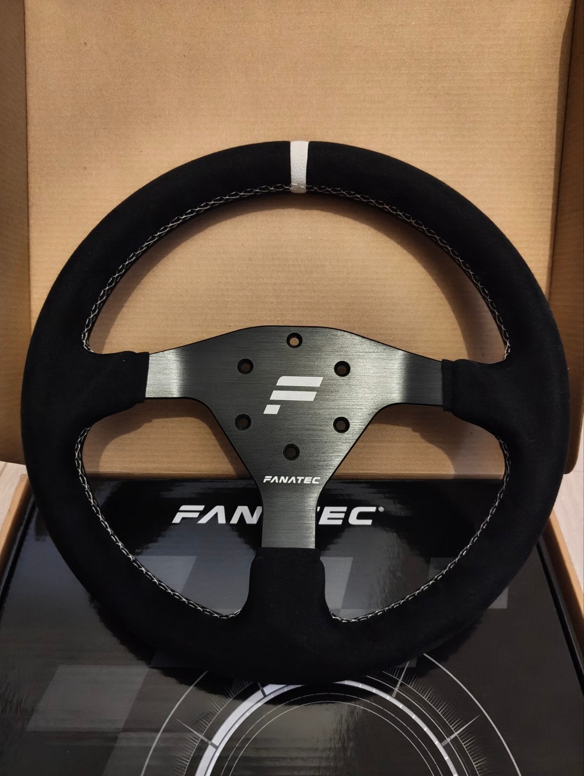 fanatec stuur alcantara, Computers en Software, Joysticks, Nieuw, Ophalen