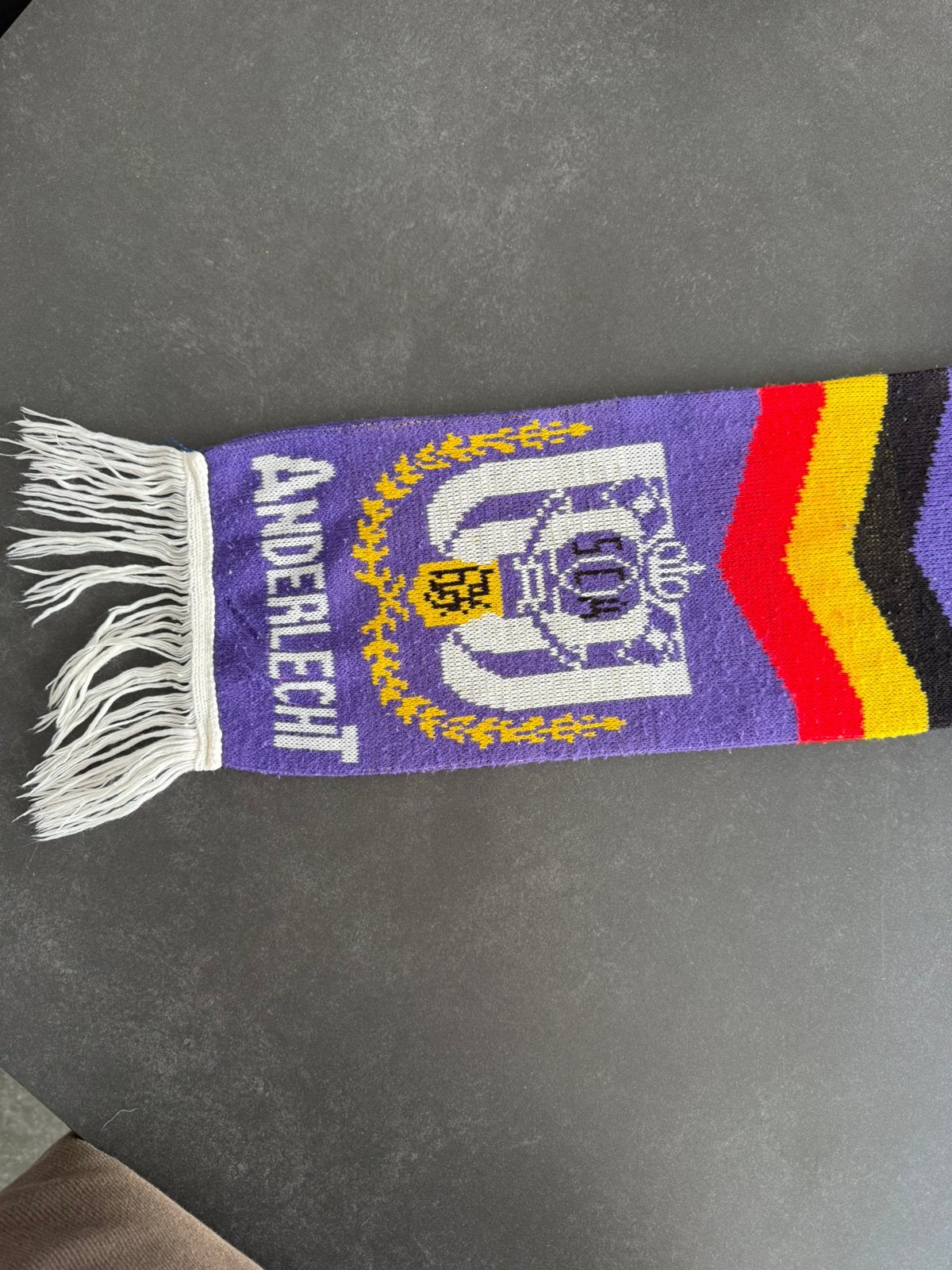 Vintage kampioenensjaal RSCAnderlecht, Ophalen of Verzenden, Zo goed als nieuw