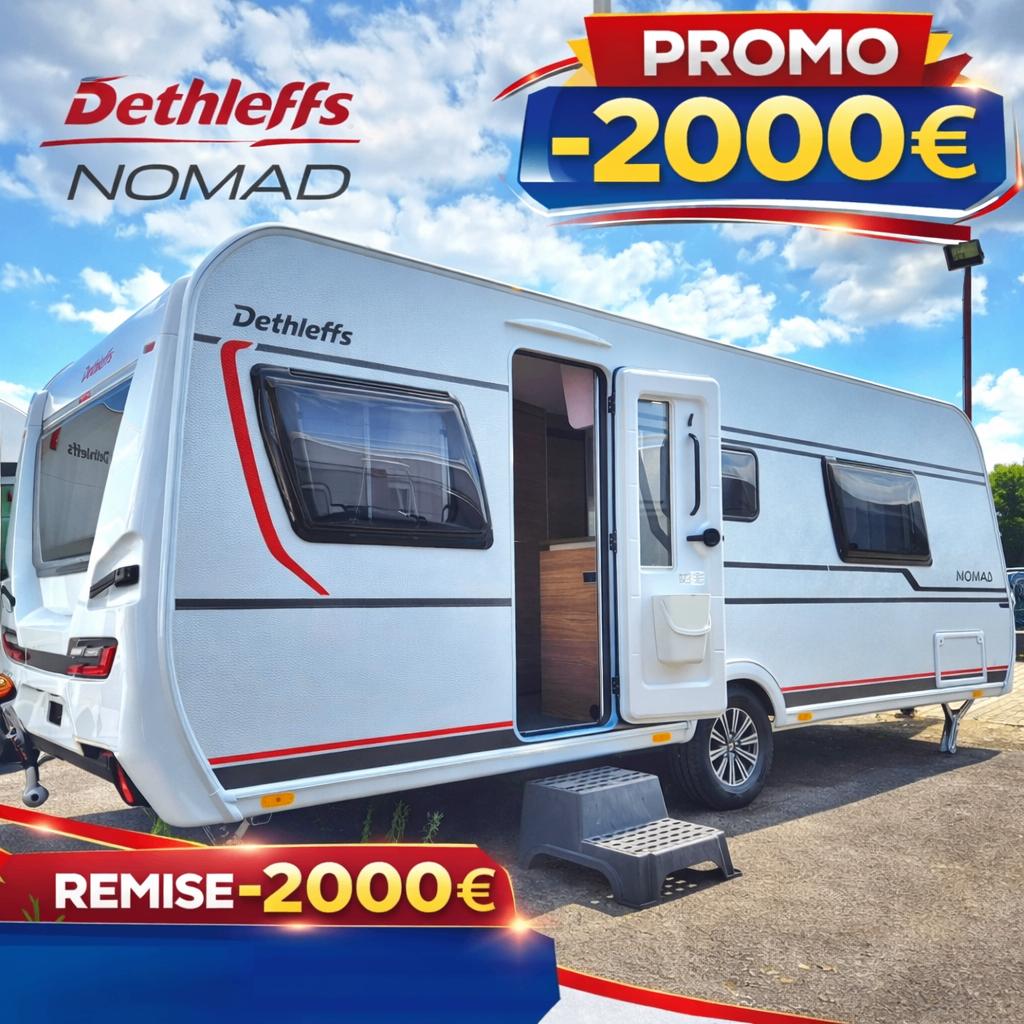 Dethleffs Nomad 530 DR/ 2026, Jusqu'à 4, 6 à 7 mètres, Lit dans la longueur, Entreprise