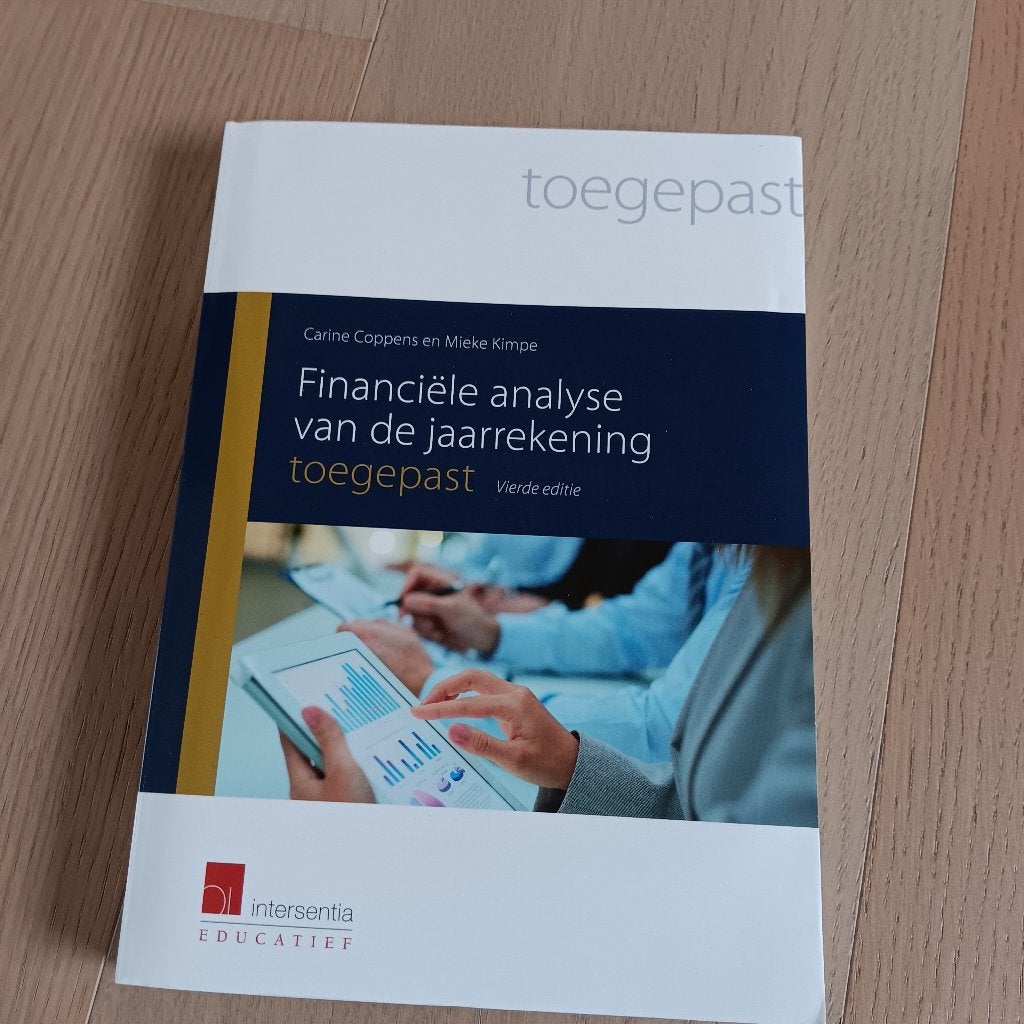 Financiële analyse van de jaarrekening toegepast, Boeken, Ophalen, Zo goed als nieuw, Mieke Kimpe