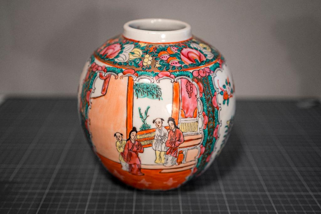 Vintage Chinese porseleinen gemberpot, Ophalen