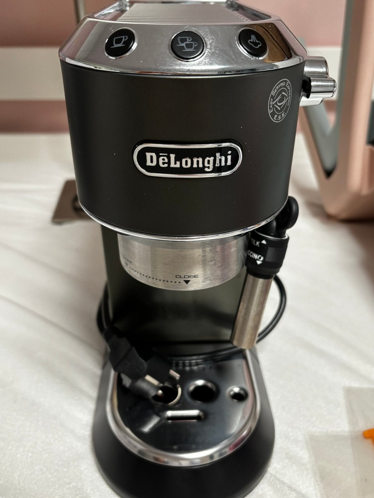 Delonghi piston esspresso machine, Ophalen, Gebruikt, Koffiemachine, Stoompijpje