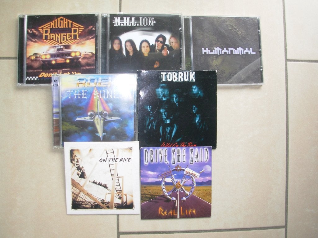 CD. LOT 7x AOR/HARD ROCK (Night ranger, Soto, Frontiers), Ophalen, Promo, Album, Gebruikt