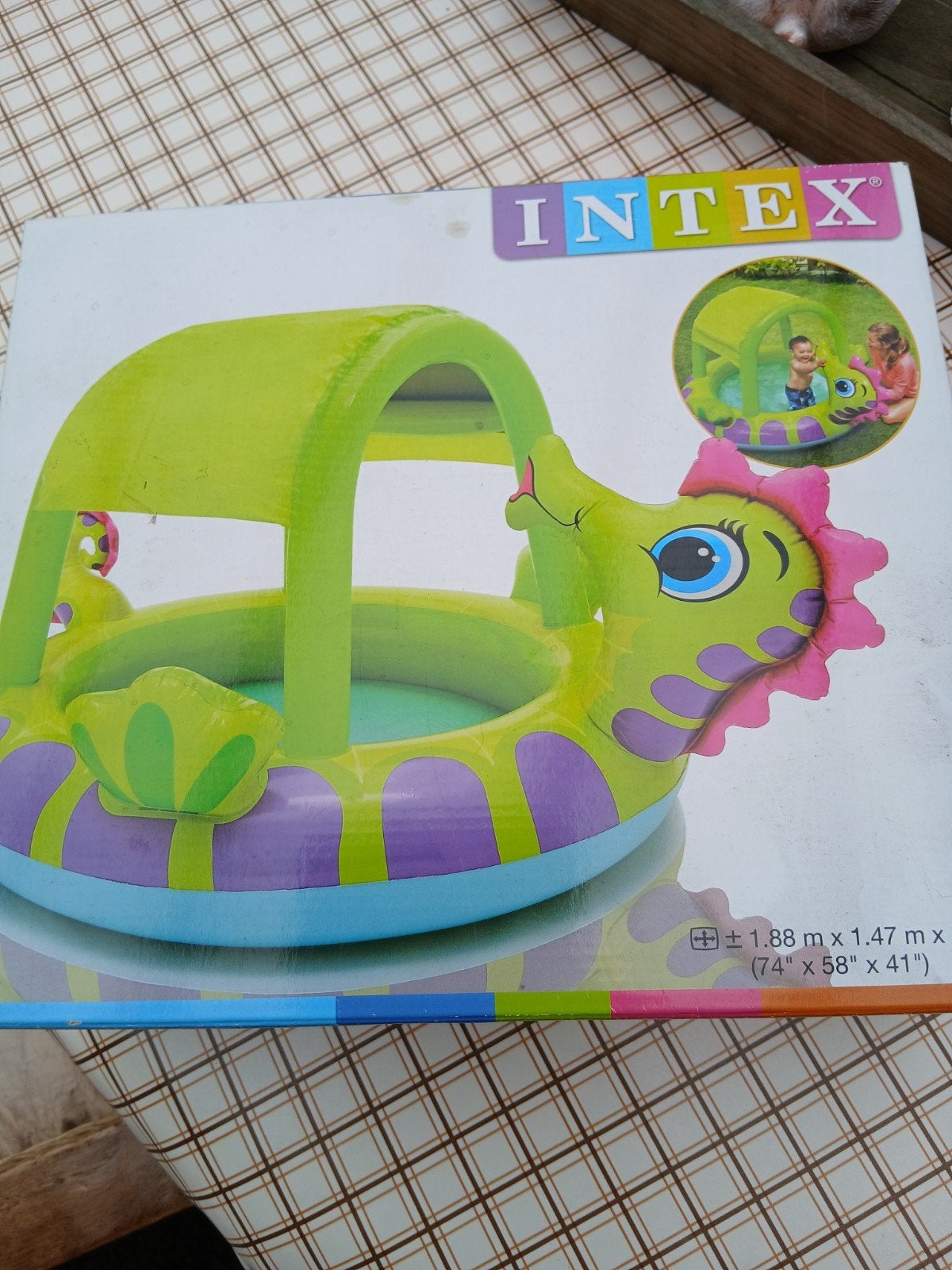Kinderzwembadje, Ophalen