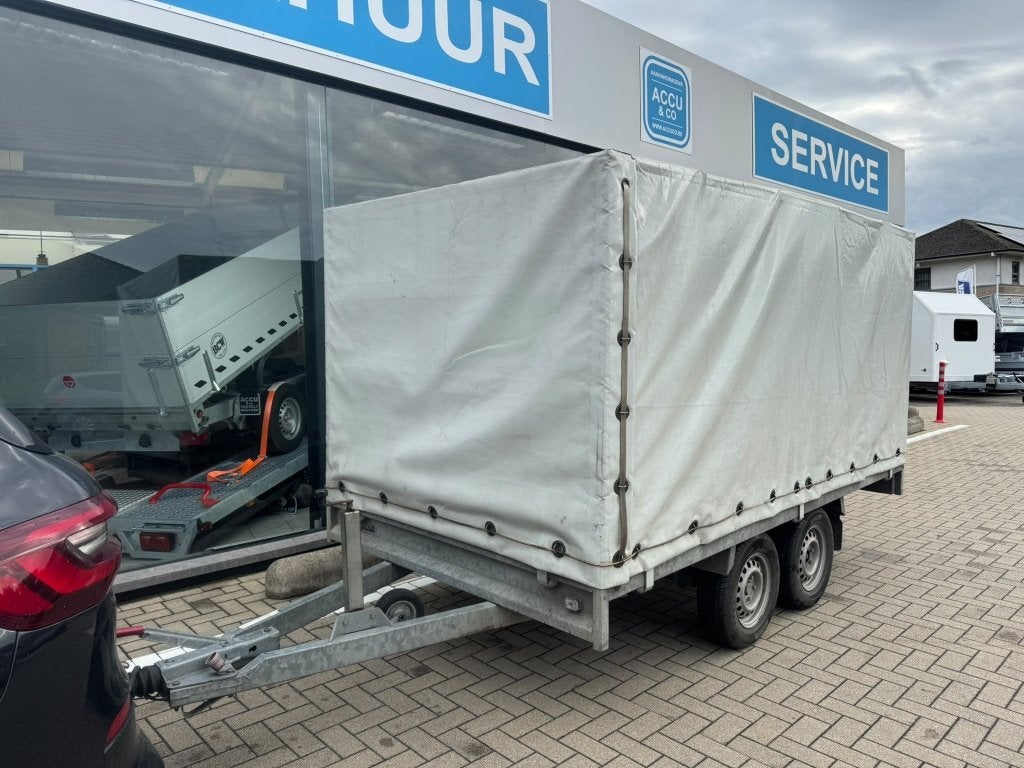 Remorque bâchée Anssems 2000 kg — 3,25 x 1,75 x 1,50 m, Enlèvement, Utilisé