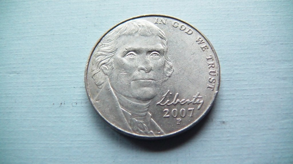 amerique 5 cents 2007 P, Postzegels en Munten, Munten | Amerika, Ophalen