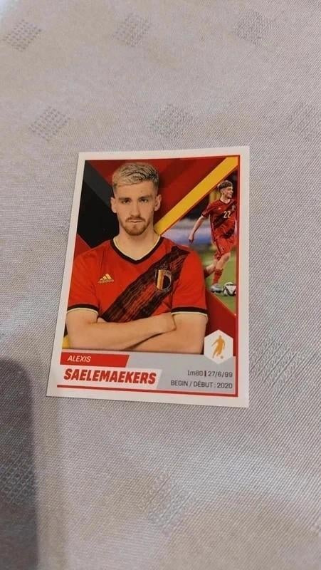 Panini / Sticker / Alexis Saelemaekers / Rode Duivels, Verzamelen, Ophalen of Verzenden, Nieuw, Poster, Plaatje of Sticker