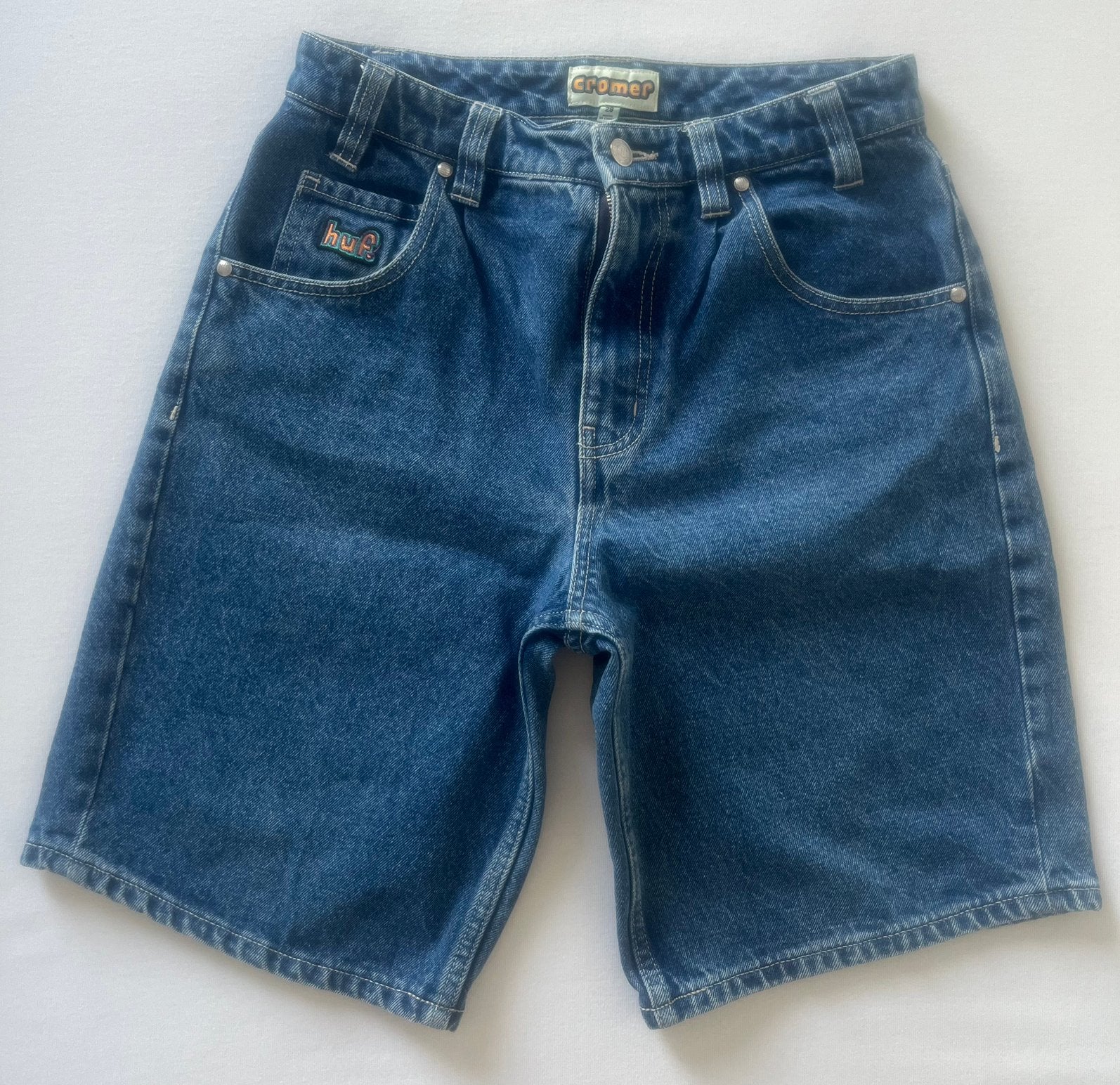 Huf jeansshort voor jongens - maat 28, Ophalen, Zo goed als nieuw