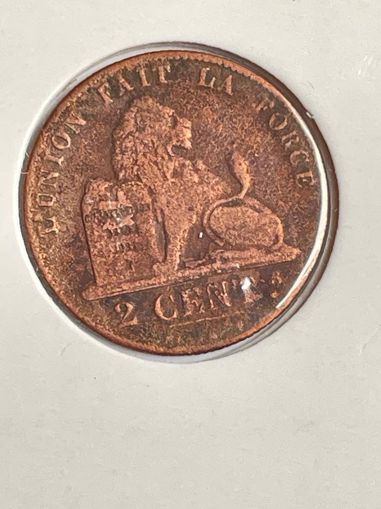 2 cent 1845, Enlèvement ou Envoi, Monnaie en vrac