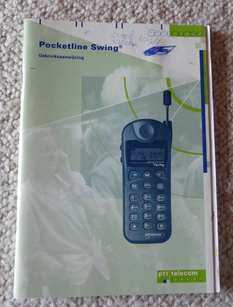 Handleiding " Pocketline Swing ", Boeken, Catalogussen en Folders, Ophalen, Gelezen