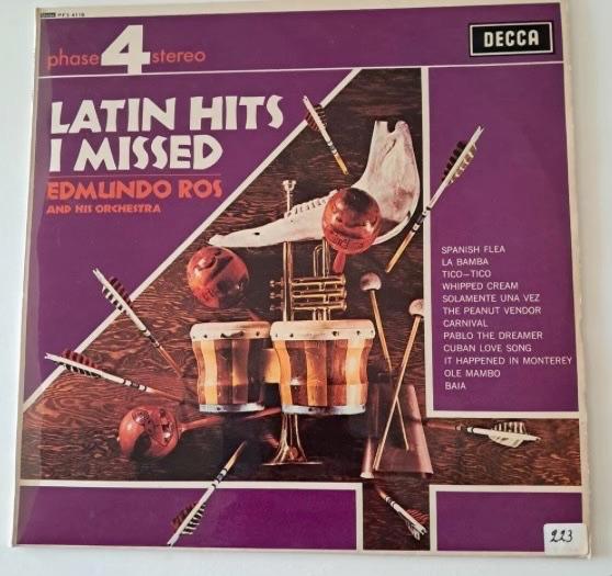 Latin Hits I missed - Edmund Ros, Cd's en Dvd's, Vinyl | Latin en Salsa, Ophalen, Gebruikt, 12 inch