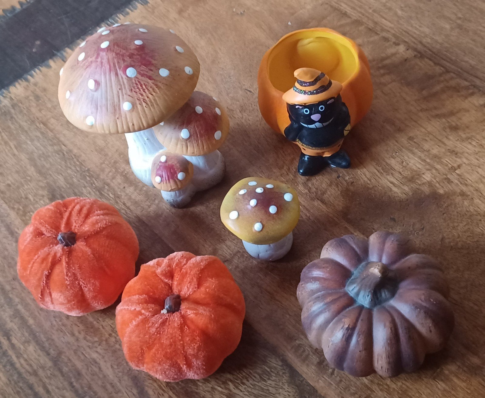 Decoratie herfst/halloween, pompoenen & paddestoelen, Verzenden