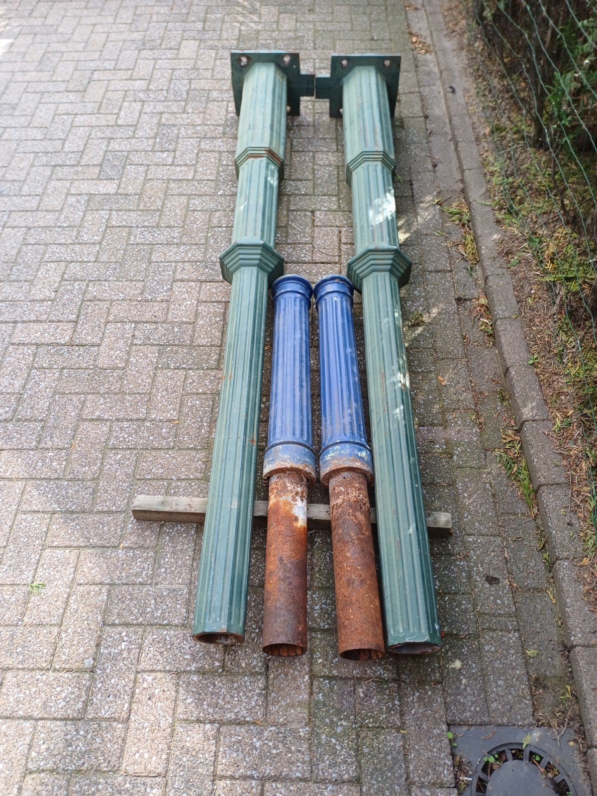 lantaarnpalen, Enlèvement, Poteaux