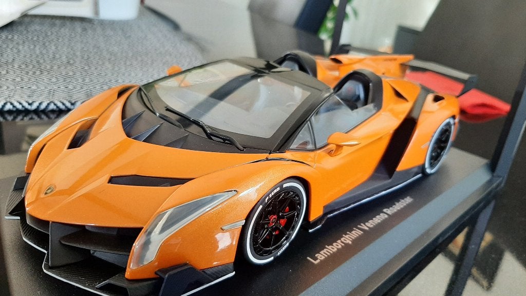 Lamborghini Veneno Roadster 1:18 Kyosho-Ousia, Hobby en Vrije tijd, Modelauto's | 1:18, Ophalen of Verzenden, Nieuw, Kyosho