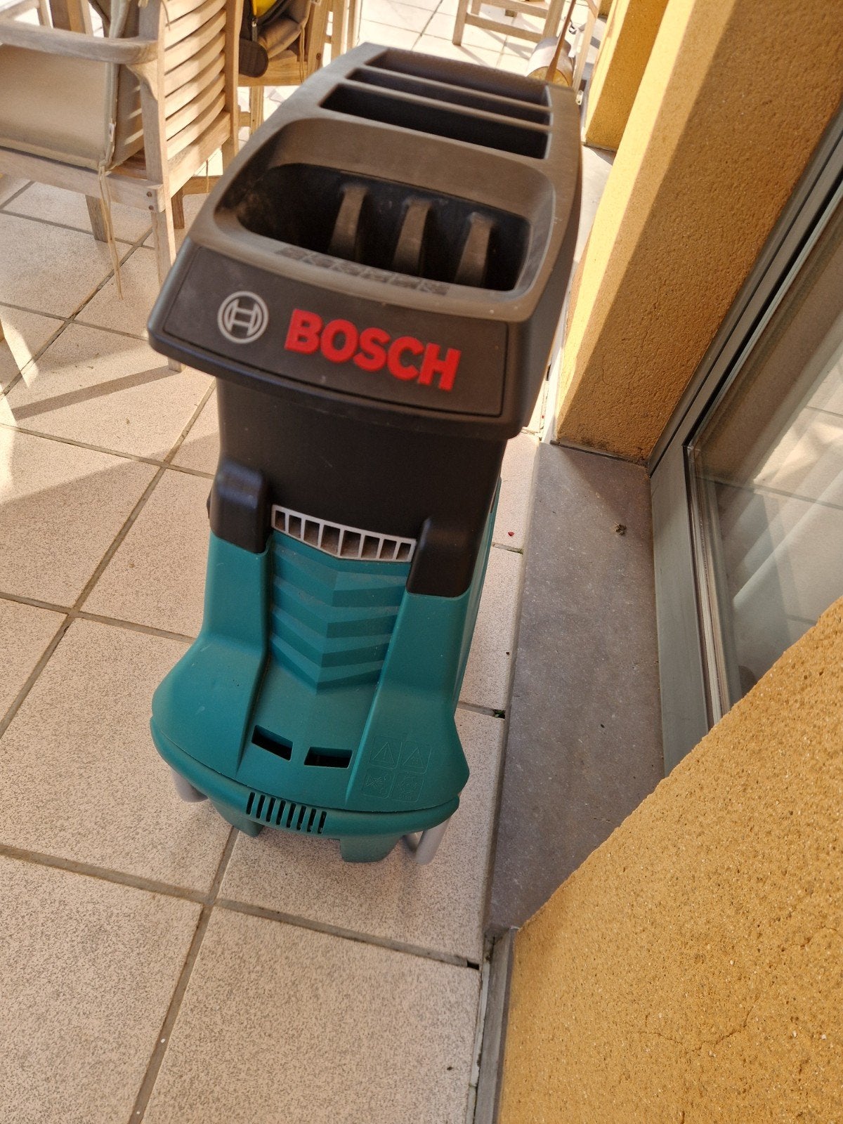 Bosh hakselaar AXT 25 TC, Enlèvement