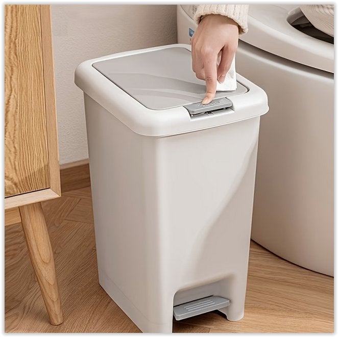 Poubelle Rectangulaire Moderne Blanche de Grande Capacité, Enlèvement ou Envoi, Neuf