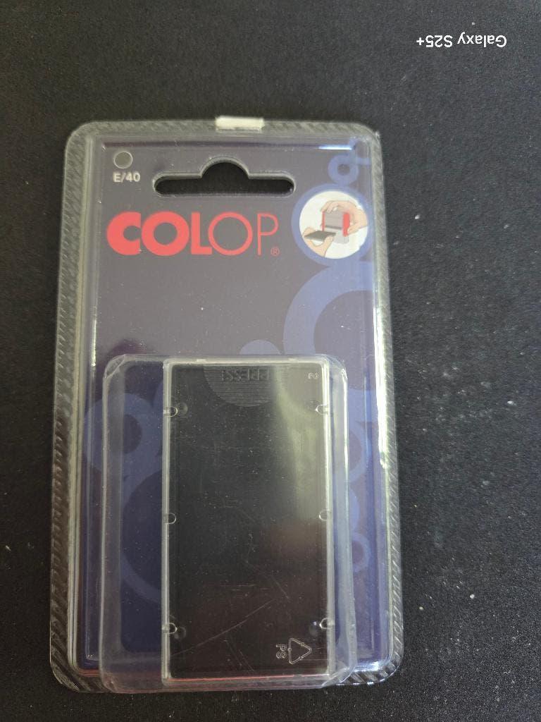 Set van 2 Colop E/40 cassettes met zwarte inkt, Hobby en Vrije tijd, Stempelen, Ophalen, Nieuw, Inkt, Foam of Stempelhouder