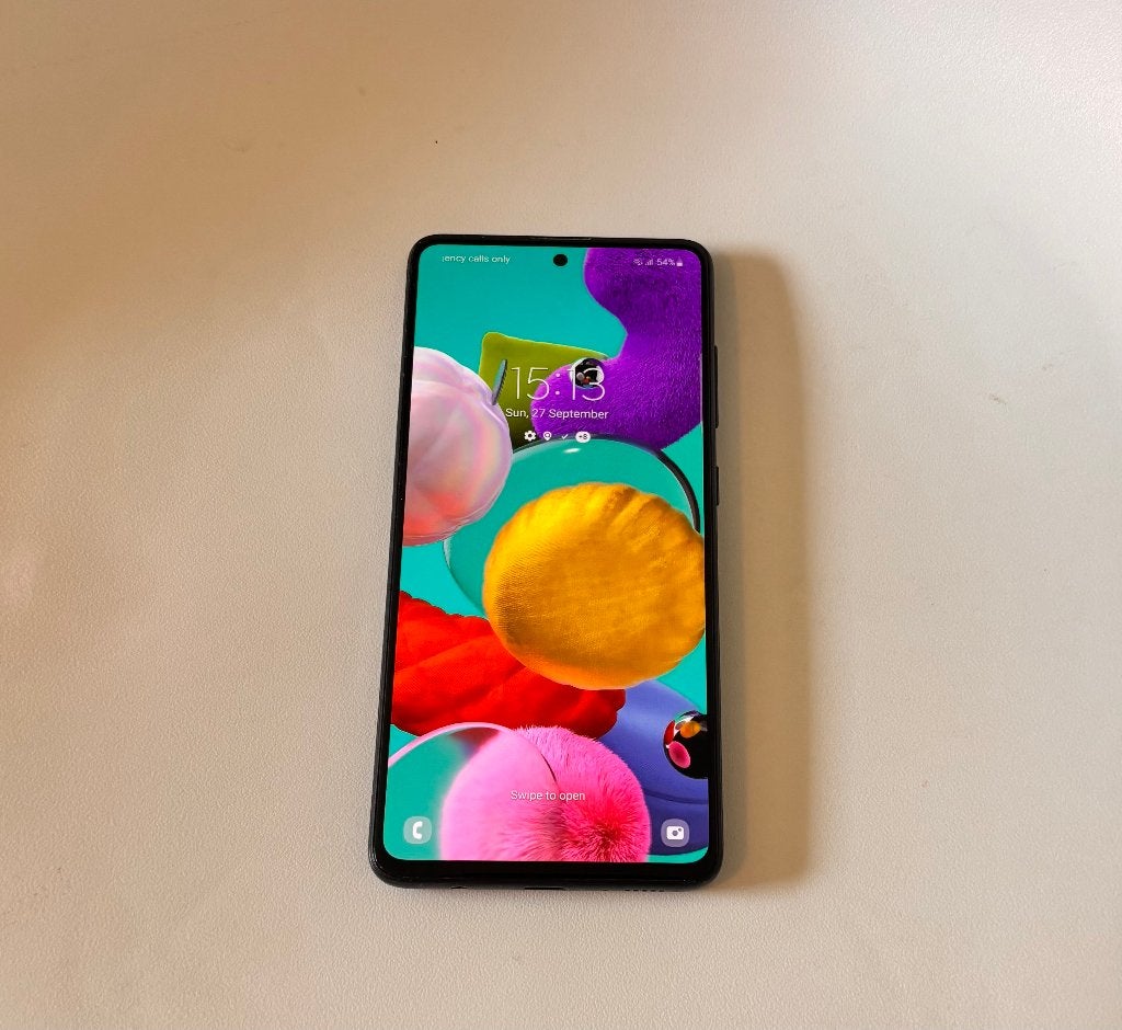 Samsung galaxy A51 128GB + beschermingshoesje, Telecommunicatie, Ophalen, Gebruikt, Zwart, Touchscreen