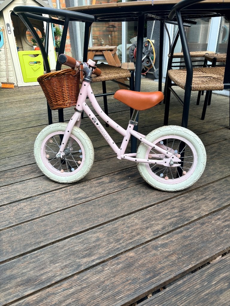 Banwood-fiets, Ophalen, Zo goed als nieuw, Banwood, Verstelbare zitting