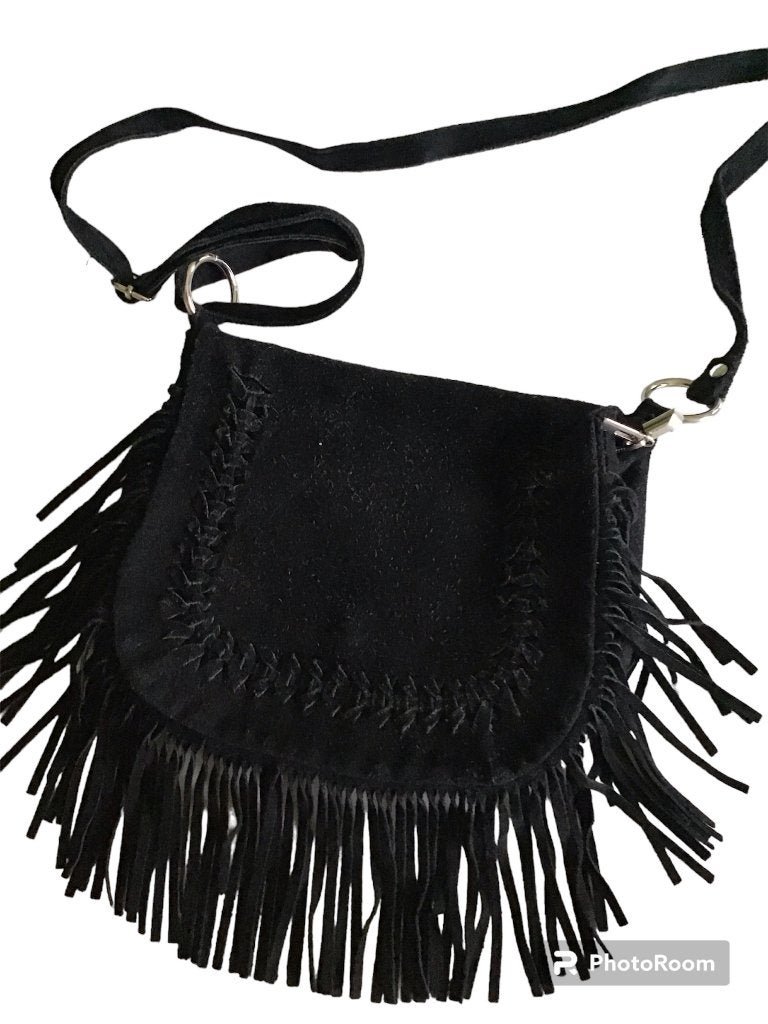 crossover zwart tasje, Bijoux, Sacs & Beauté, Sacs | Sacs à bandoulière, Enlèvement ou Envoi, Utilisé, Noir, Cuir