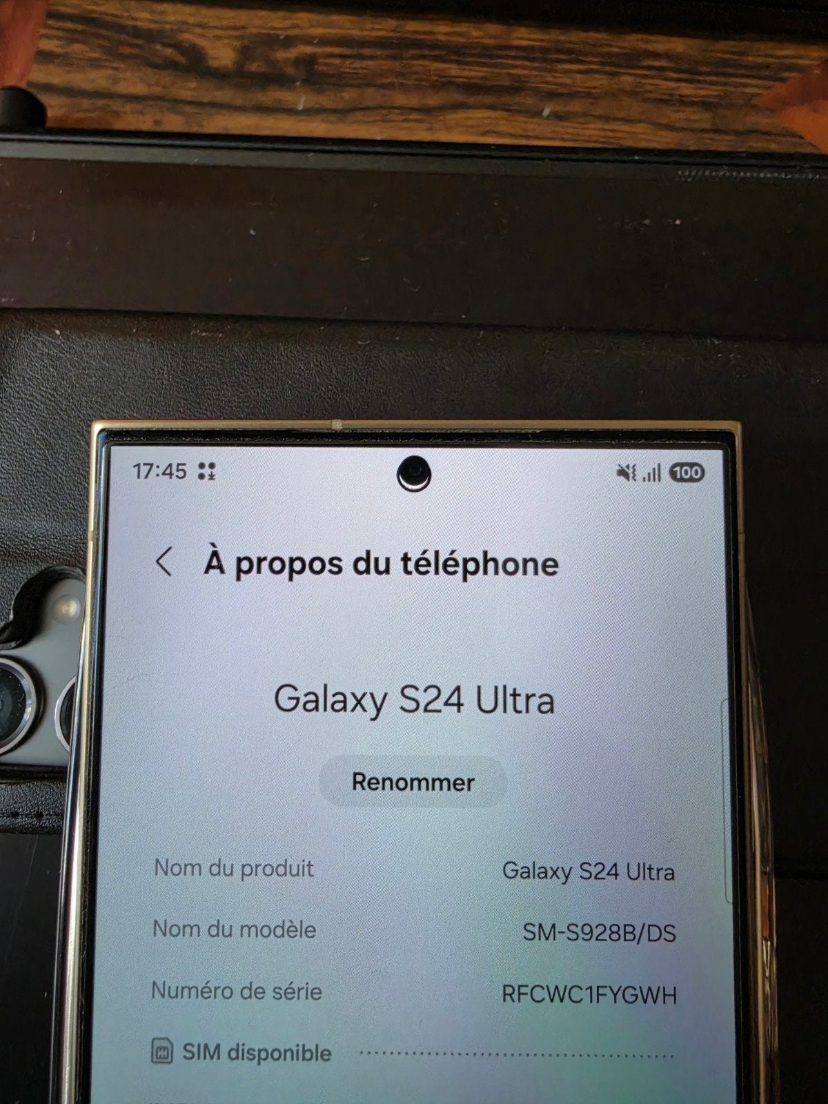 A Vendre S24 Ultra, Enlèvement