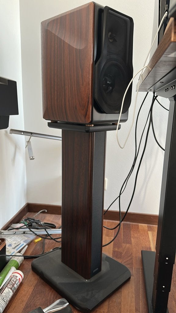 Edifier S3000 Pro + pieds Edifier + télécommande, Autres marques, Enlèvement, Utilisé, Enceintes stéréo