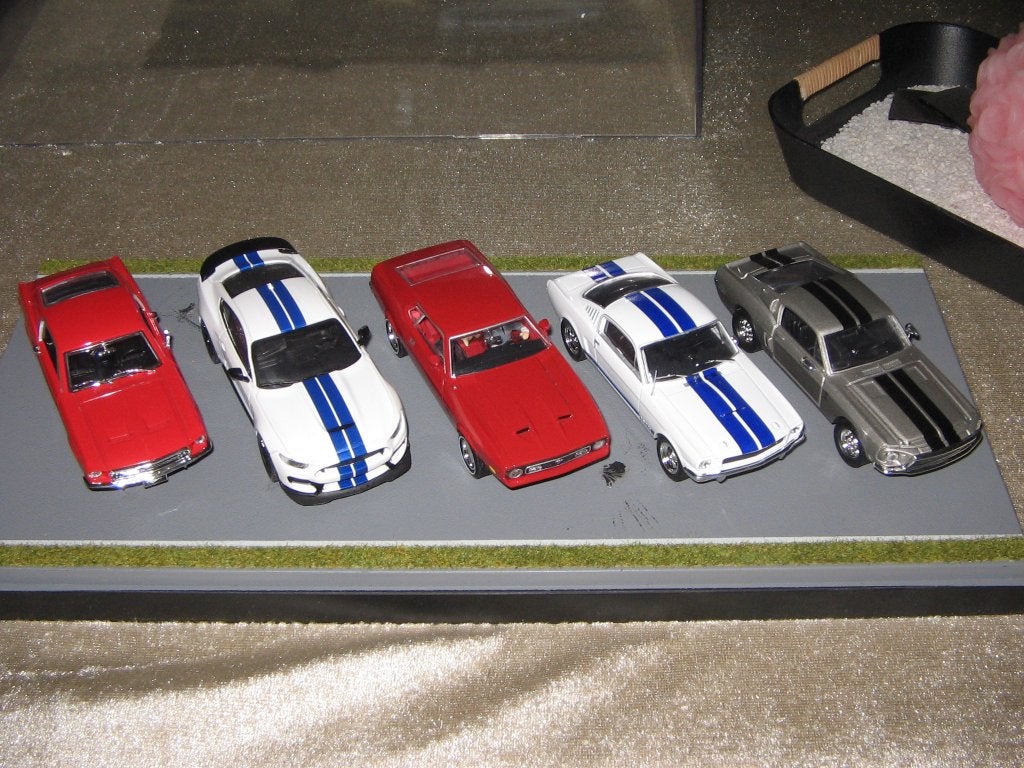 lot van 5 losse mustang modellen op 1/43, Ophalen of Verzenden, Nieuw, Auto, Overige merken