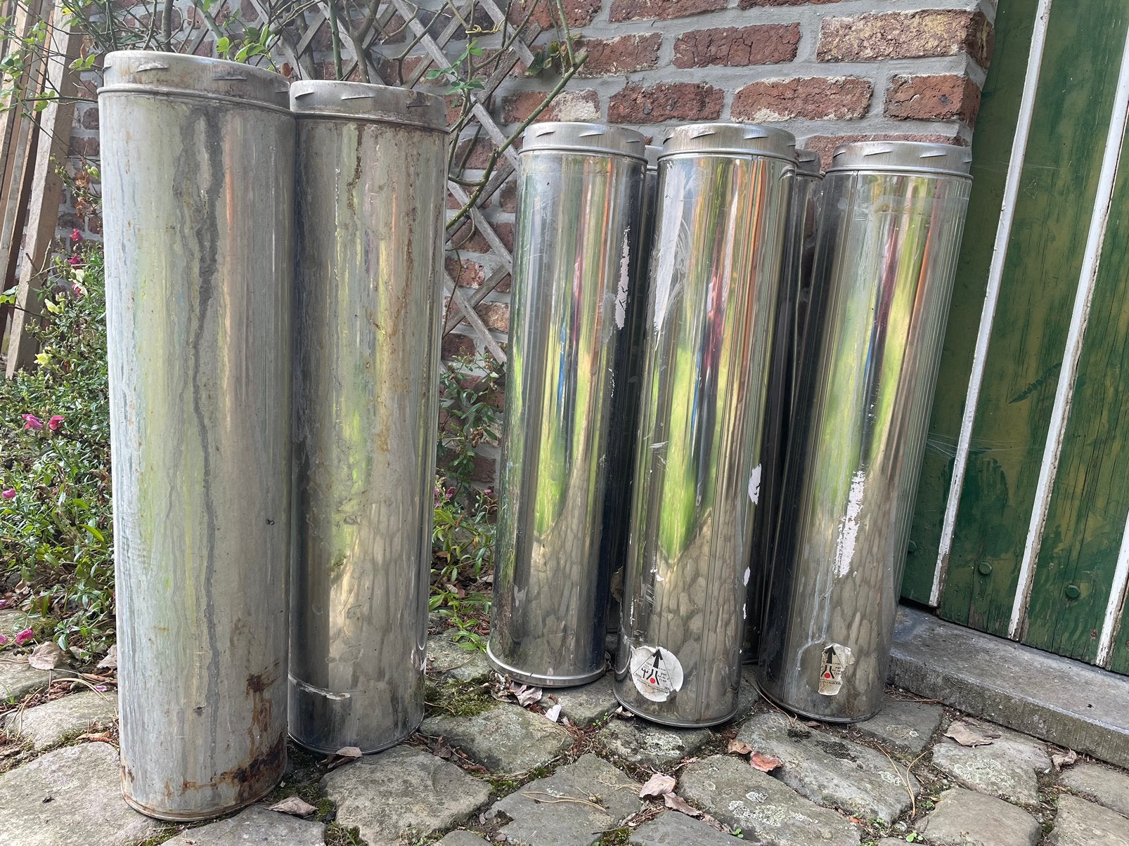 Conduit cheminée double paroi înox, Maison & Meubles, Enlèvement, Utilisé