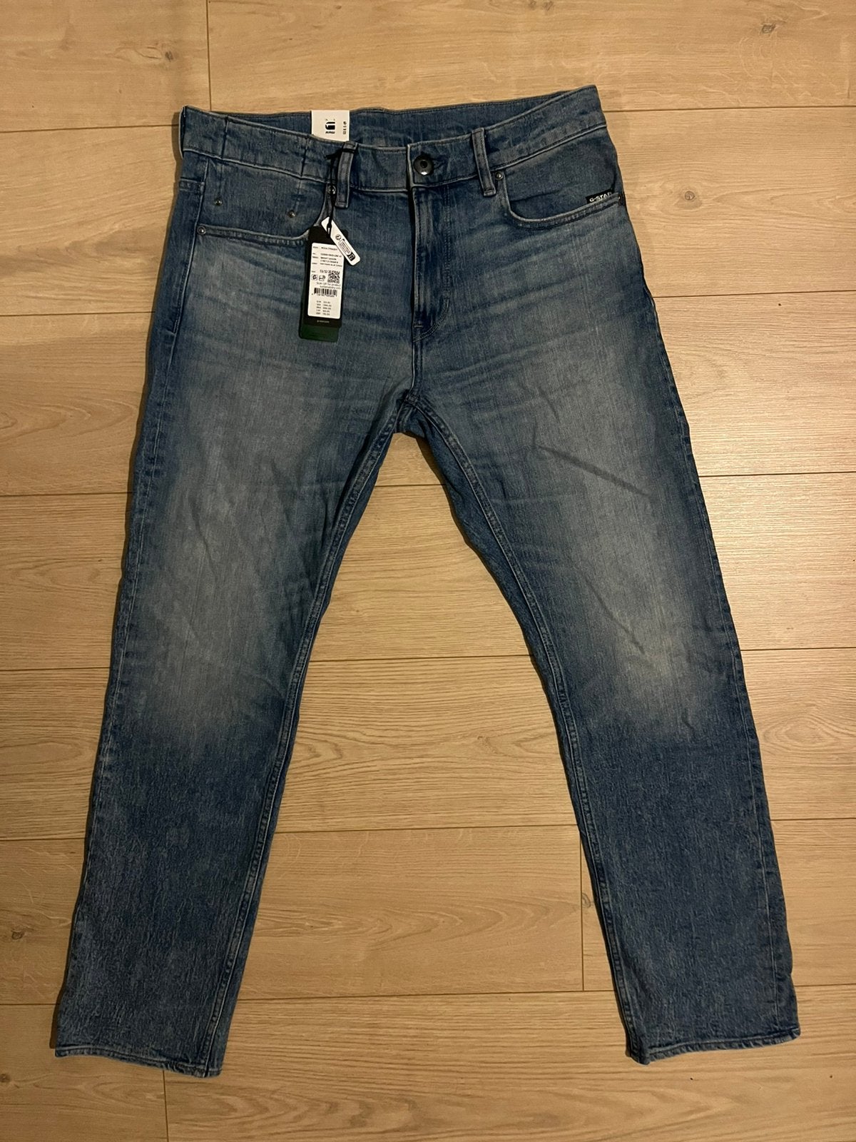 G star RAW 3301 STRAIGHT stretch broek jeans W33 L32 *NIEUW*, Ophalen of Verzenden, Nieuw, W33 - W34 (confectie 48/50)