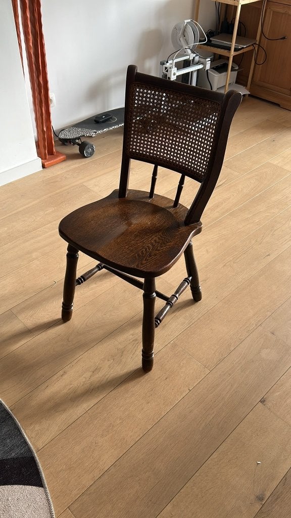 Chaises de salle à manger (4 pièces), Antiek, Brun, Enlèvement, Utilisé