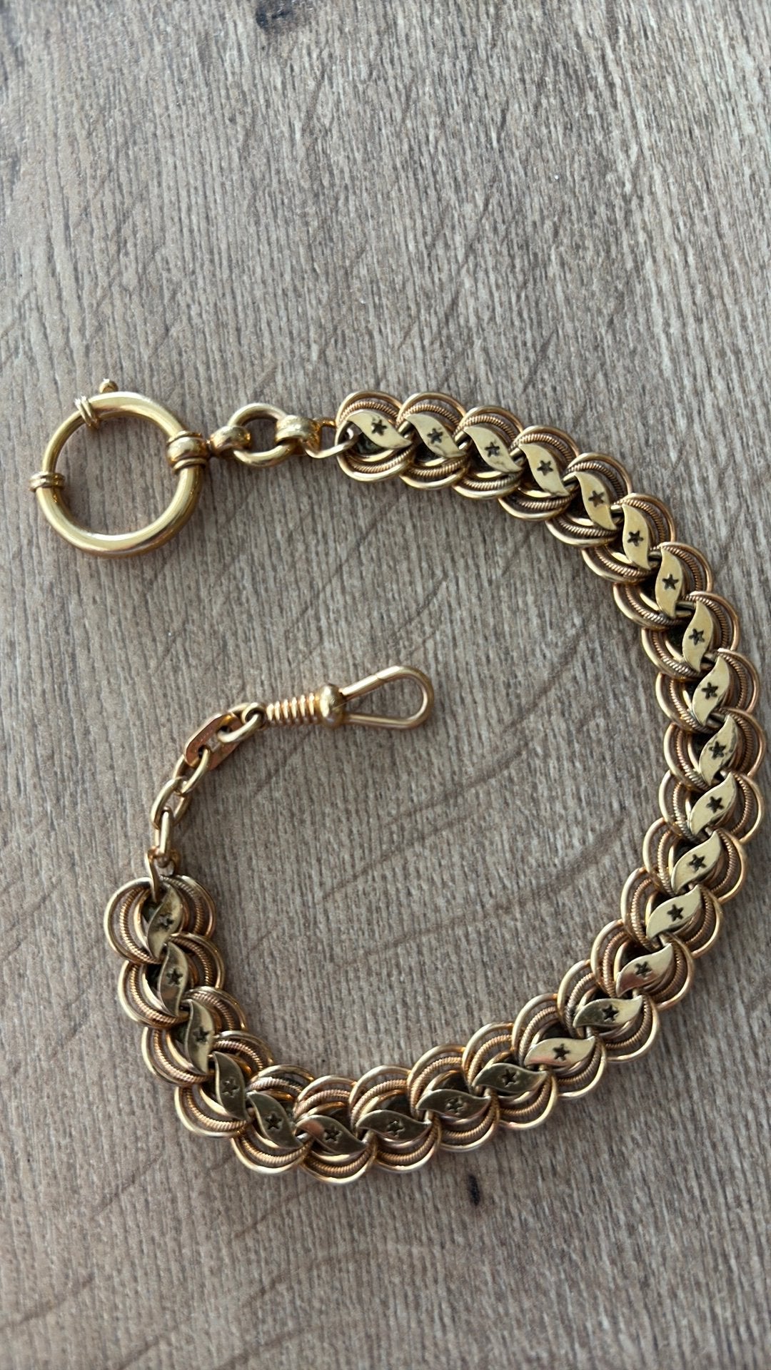 Antieke goud Doublé Zakhorlogeketting RW, Handtassen en Accessoires, Ophalen, Goud