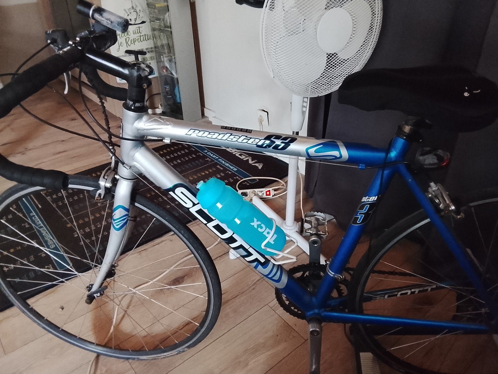 Scott koersfiets en rollen systeem, Sport en Fitness, Wielrennen, Ophalen, Zo goed als nieuw