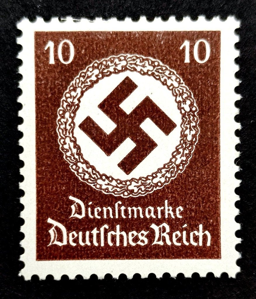 Deutsches Reich: 10Pf Dienstmarke 1942, Ophalen of Verzenden, Overige periodes