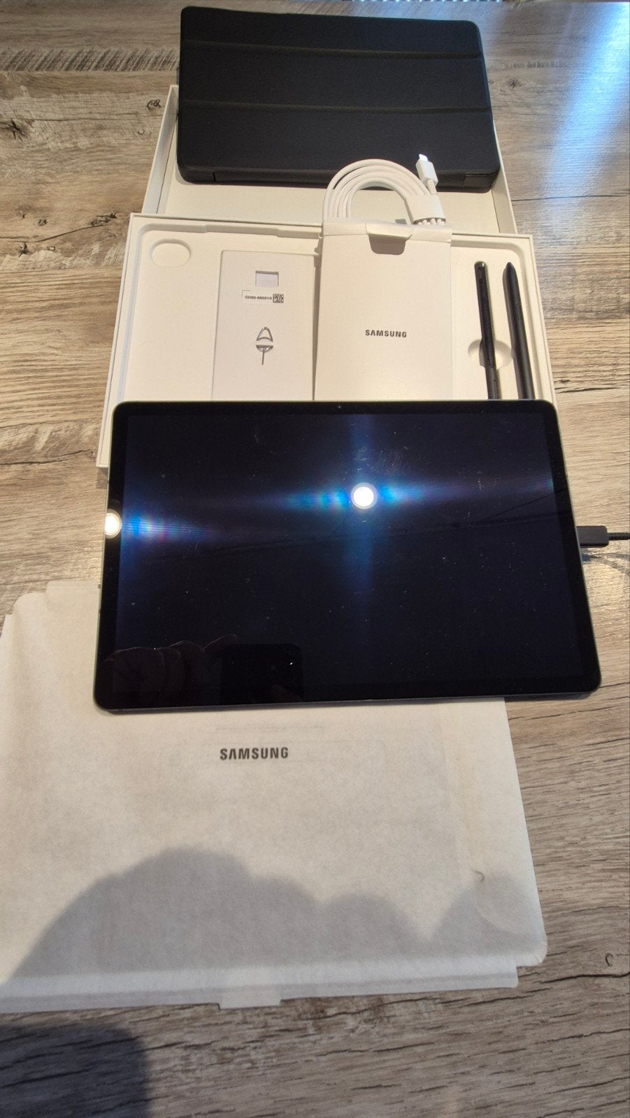 Samsung tab s9 11" 128gb 5g et possible carte sd, Telecommunicatie, Mobiele telefoons | Huawei, Ophalen, Gebruikt, Zwart, Touchscreen