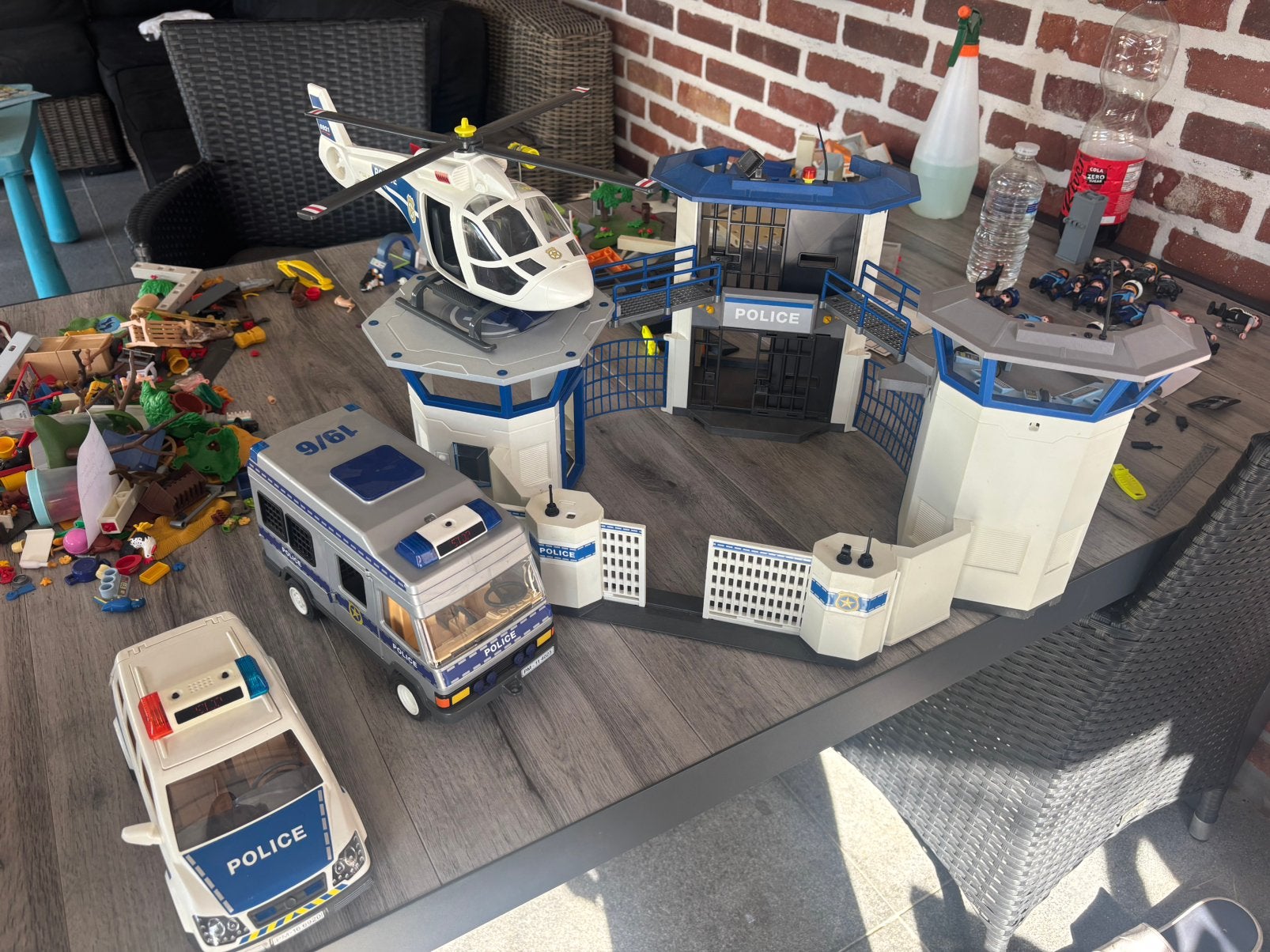 Playmobil politie met voertuigen en figuren, Enlèvement