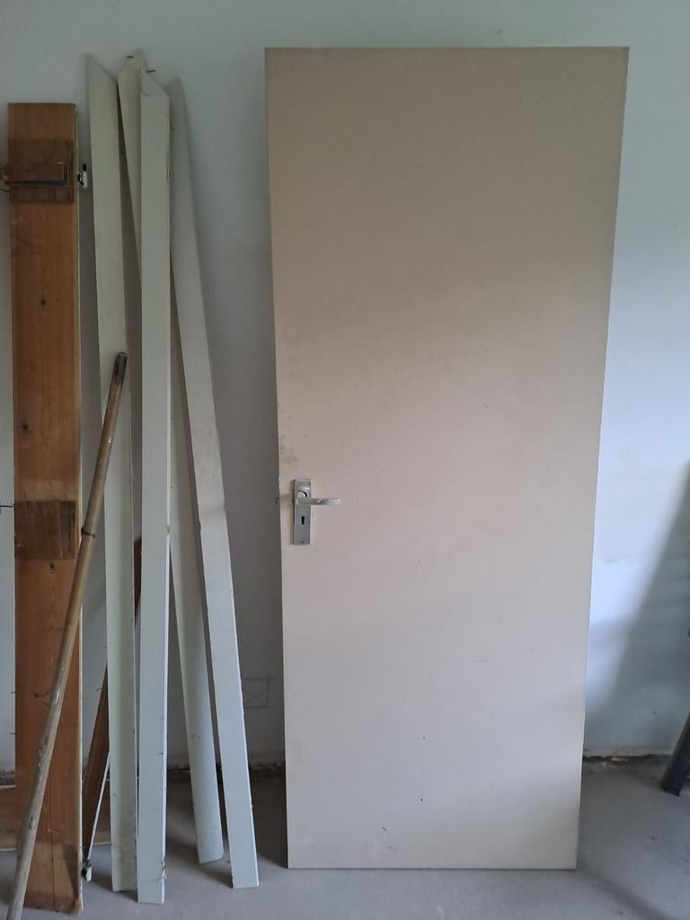 Binnendeuren, 5 stuks, gratis, Doe-het-zelf en Bouw, Deuren en Vliegenramen, Gebruikt, Binnendeur, 200 tot 215 cm, Minder dan 80 cm