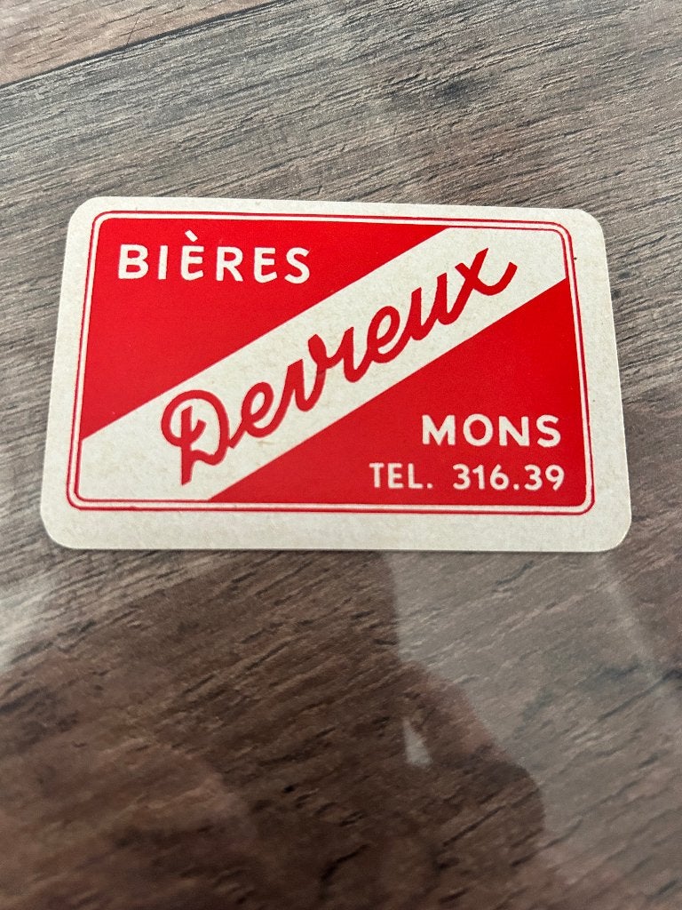 1 speelkaart brouwerij devreux mons, Enlèvement ou Envoi, Neuf, Carte(s) à jouer