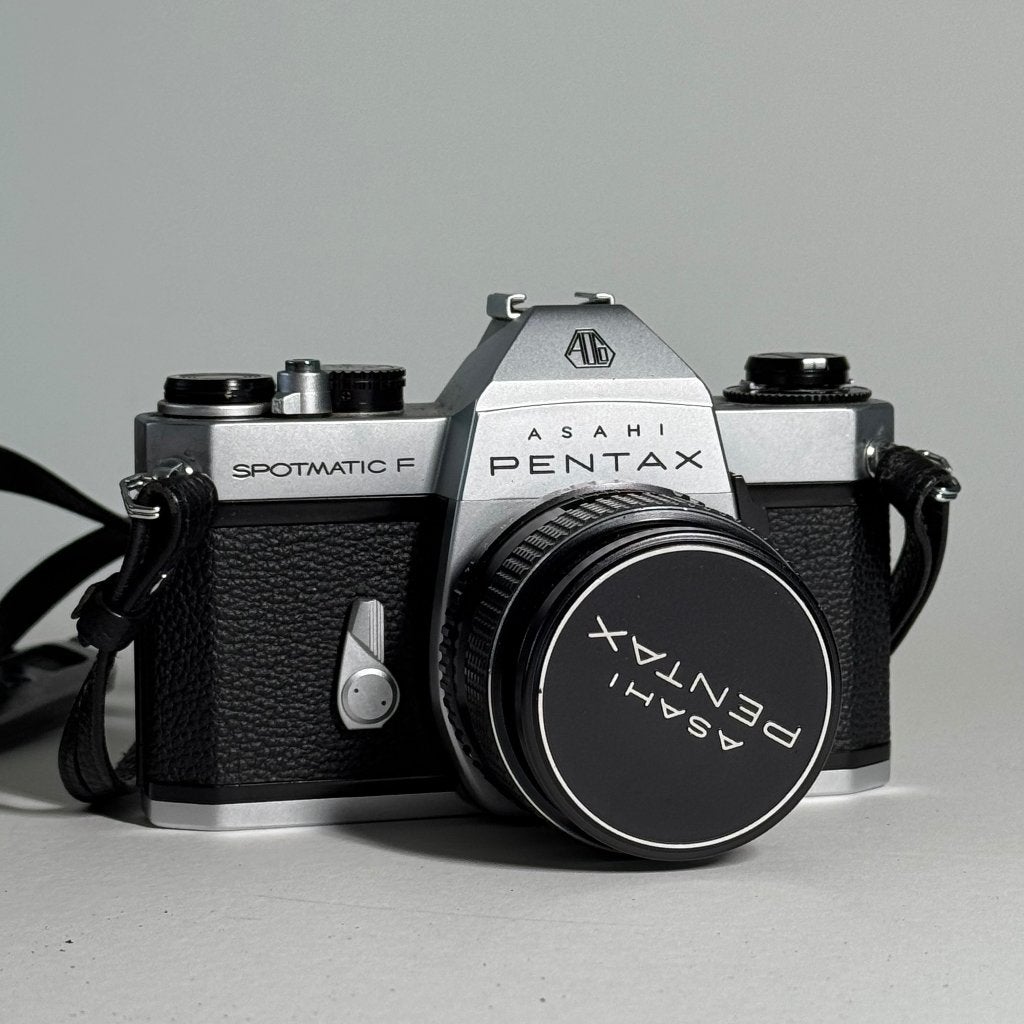 Pentax Spotmatic F + SMC Takumar 50mm f/1.4  état excellent, TV, Hi-fi & Vidéo, Enlèvement, Comme neuf, Reflex miroir, Pentax