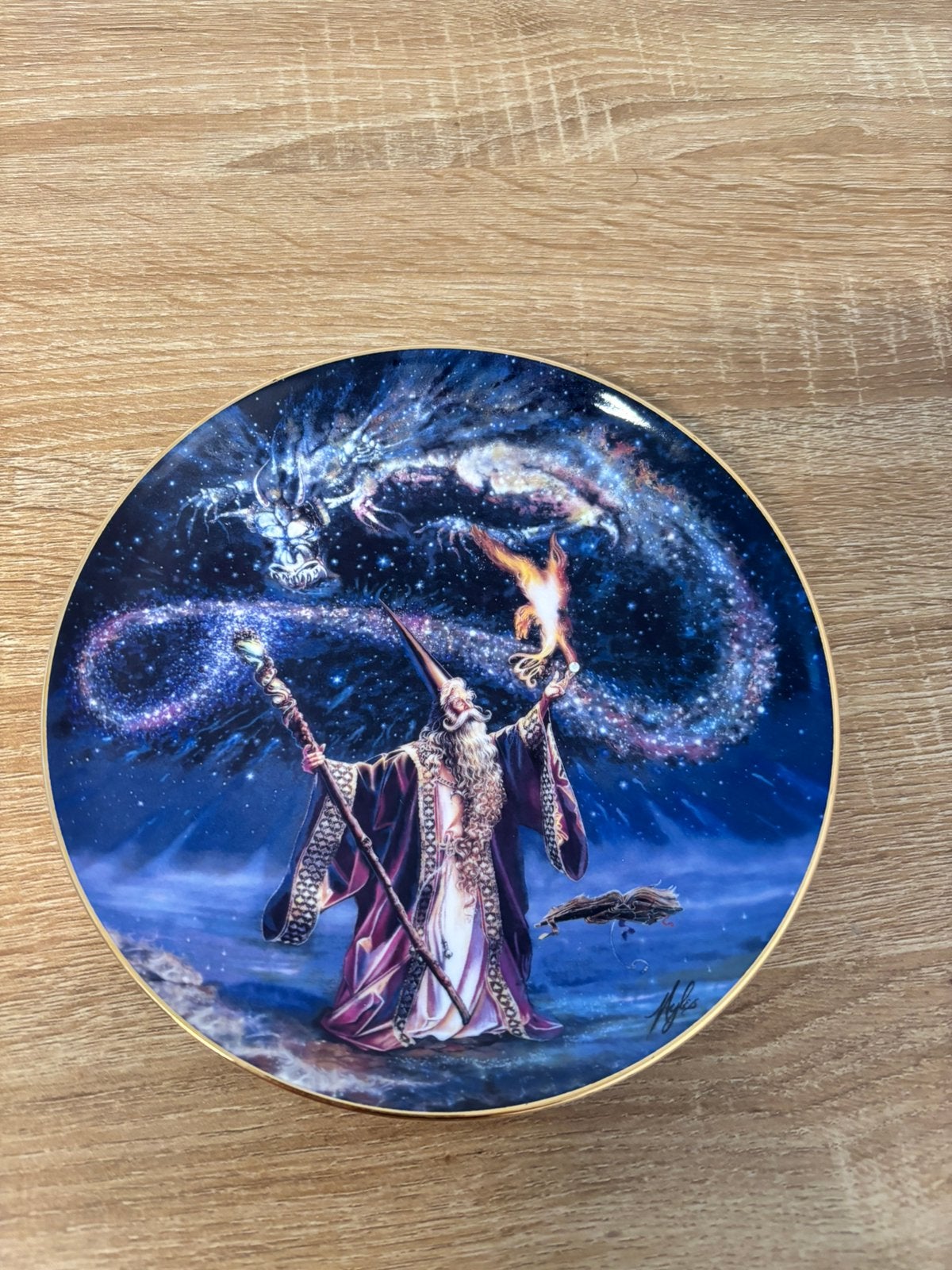 Vintage Franklin Mint 'Sorcerer's Spell' Verzamelbord, Ophalen of Verzenden