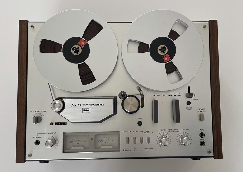 AKAI GX-4000D, Enlèvement ou Envoi, Magnétophone, Avec bandes