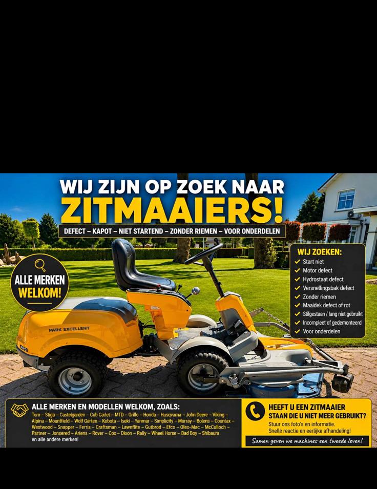Zitmaaier GEZOCHT LEES ADVERTENTIE
