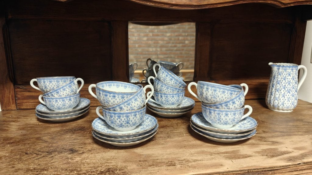Antiek/vintage Schaller Bavaria porseleinen servies, Ophalen