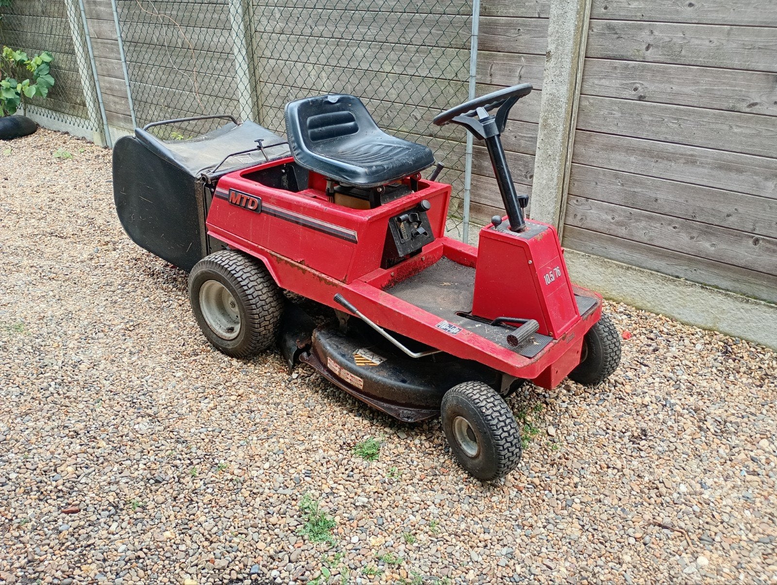 MTD Zitmaaier zonder motor, Tuin en Terras, Zitmaaiers, Ophalen, Opvangzak