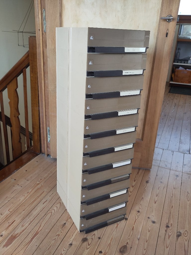 Ladenbox schuiflades, Ophalen, Zo goed als nieuw, Kunststof