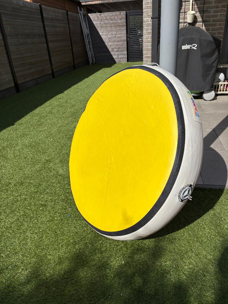Air track lightweigt rond, Sport en Fitness, Ophalen, Zo goed als nieuw, Materiaal