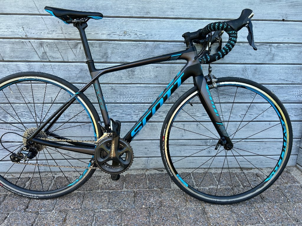 dames racefiets Scott Contessa Solace, Fietsen en Brommers, Fietsen | Dames | Sportfietsen en Toerfietsen, Zo goed als nieuw, Meer dan 20 versnellingen