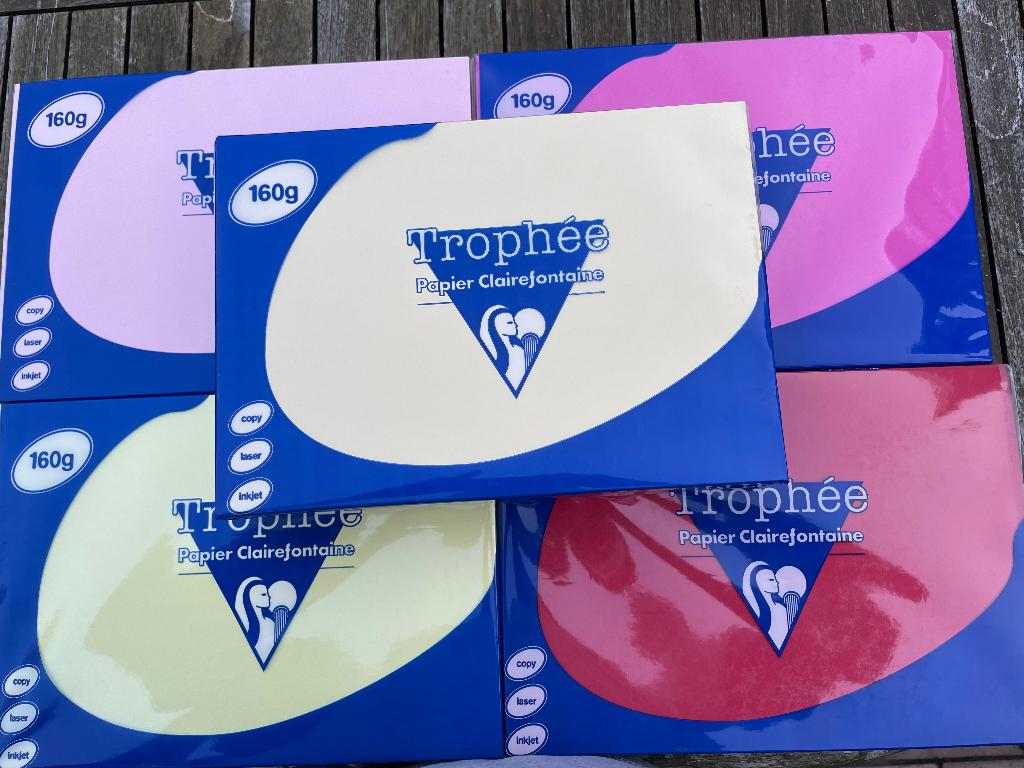 Clairfontaine Trophée A4 160gr gekleurd 250 vellen., Ophalen, Nieuw
