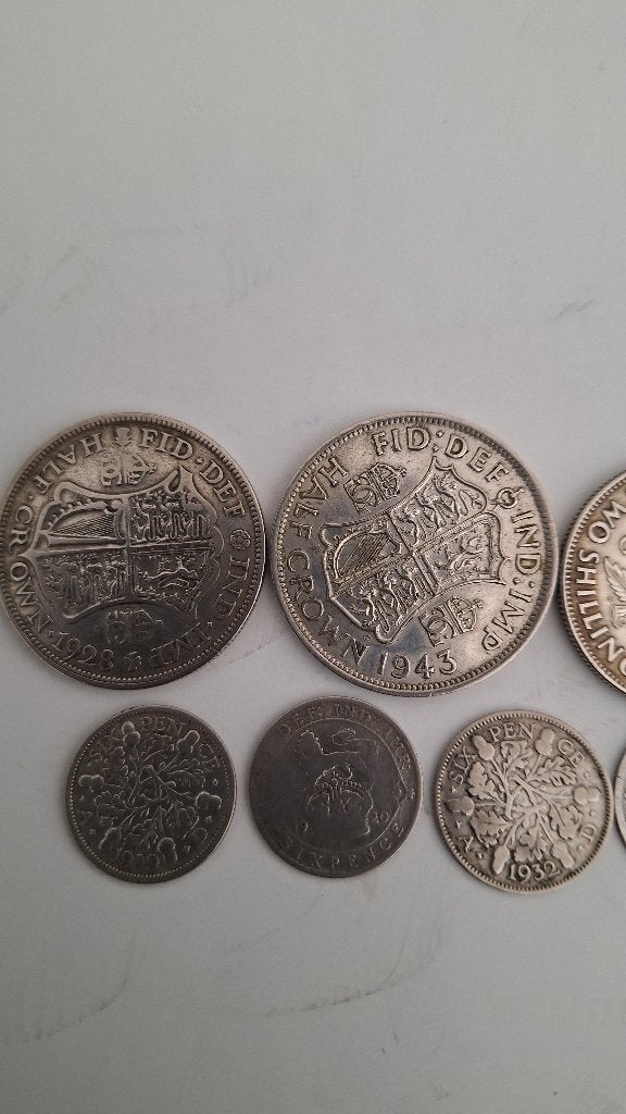 Engelse munten, Ophalen, Overige landen, Setje, Zilver