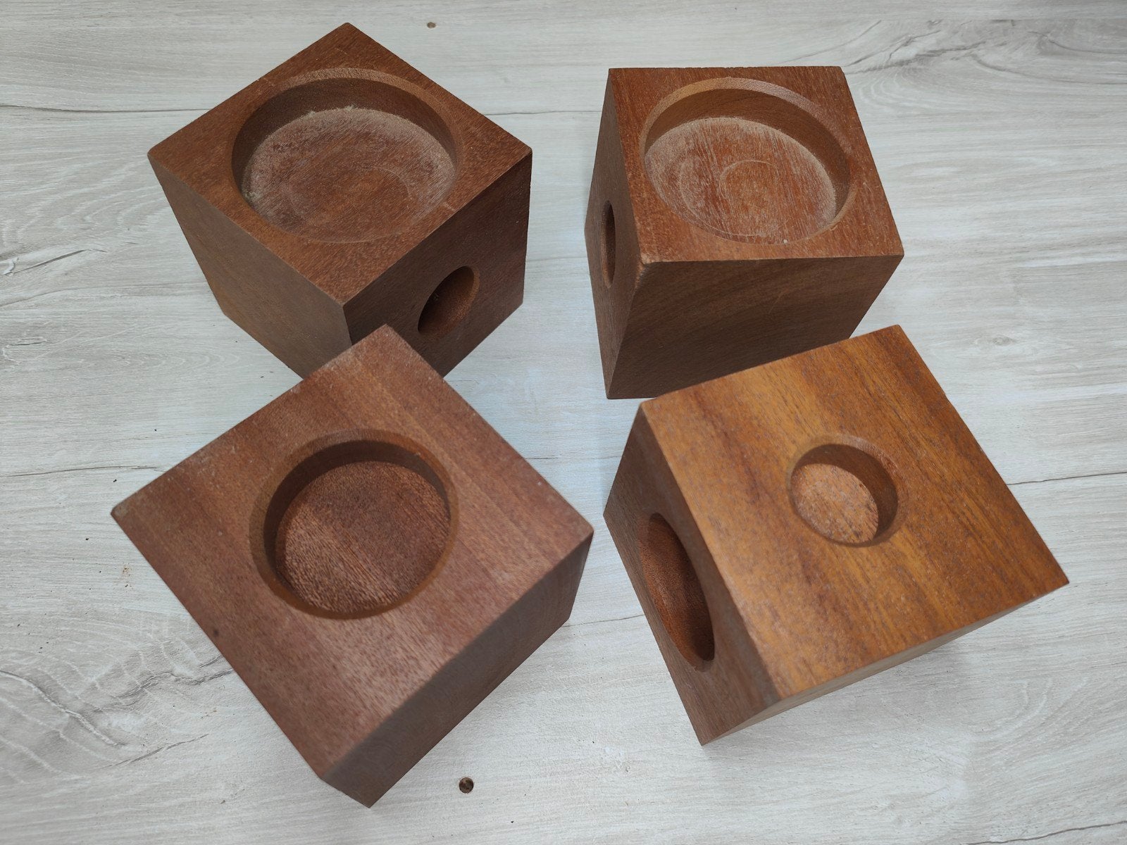 Hard houten bedverhogers, Ophalen of Verzenden